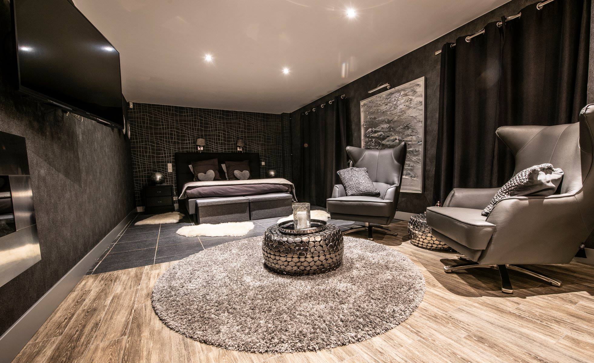 Chambre Montmartre lit